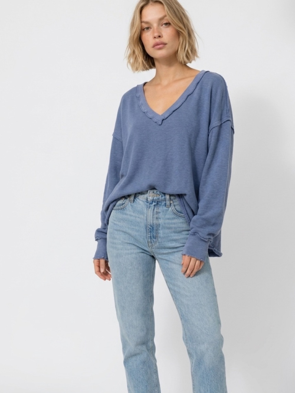 We The Free Venice V-Neck Sweatshirt